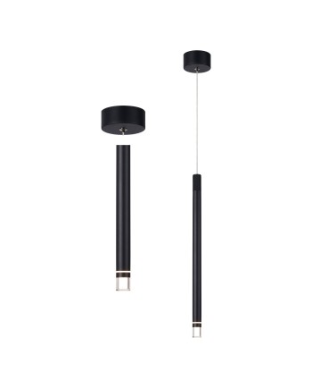MOANA * COLGANTE 1L LED 7W - NEGRO ARENA